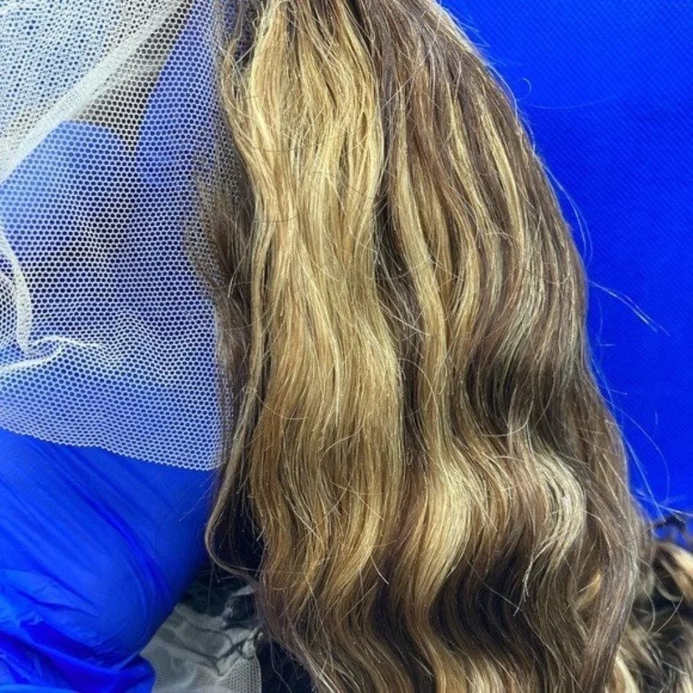 Highlight Blonde Human Hair Wig